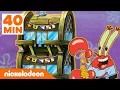 Download Lagu Spongebob | 40 MENIT Krusky Krab yang dirombak!  | Nickelodeon Bahasa