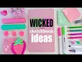 5 Ways I Filled My Sketchbook \\\\ Wicked inspired drawings 