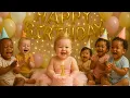 Download Lagu Happy Birthday Song | Cute Baby Dance Party! 🎉 | Fun Birthday Song for Kids | KikuChaCha