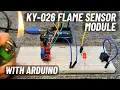KY-026 Flame Sensor Module with Arduino UNO Example Code English Subtitle