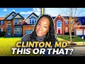 CLINTON MARYLAND House Tour Compare These 2 HOMES in the SAME Neighborhood Maryland Real Estate