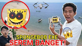 Download DRONE MENANGKAP NAMPAK SPONGEBOB.EXE DIPANTAI!! | Mikael TubeHD MP3