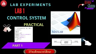 Part 1 Basic Functions and commands of MATLAB Control System practical lab 1