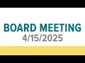 New York State Workers Compensation Board Meeting April 15 2025