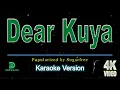 Sugarfree - Dear Kuya (karaoke version)