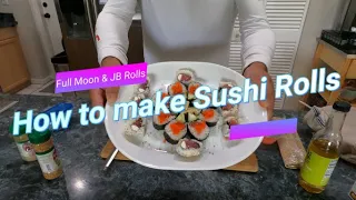 How I make a Full Moon Roll JB Roll Sushi