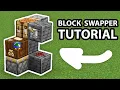 How to Build a Block Swapper in Minecraft EASY