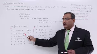 DBMS - Set comparison in SQL