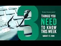 3 Things You Need to Know This Week Fed Minutes Housing Market Fraud Prevention Aug 17 2026