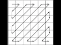 2D Matrix zig-zag Javascript