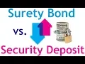 Surety Bond vs Security Deposit Rental Property
