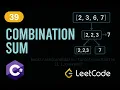 LeetCode 39 Combination Sum C Solution Backtracking Approach