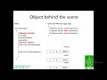 Object behind the scene