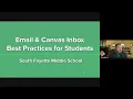 Middle School Student Email - Best Practices