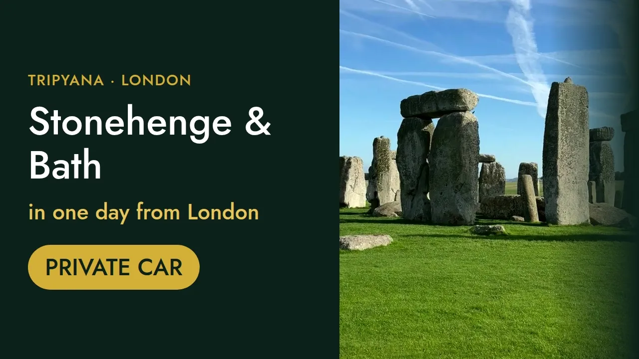 Stonehenge Day Trip from London by Private Car: Stonehenge and Bath Tour, Step by Step