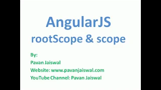 10 AngularJS RootScope Scope