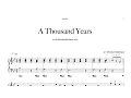 Lagu A Thousand Years