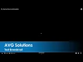 AVG Solutions Live Stream
