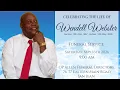 The Funeral Service of Wendell Webster