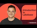 Introduction to Lakebase OLTP for Data Apps and AI Agents