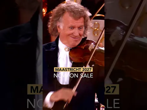 Tickets for 4 newly added Maastricht concerts in July 2027 are available now at andrerieu.com! ❤️
