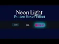 Neon Snake Button Using HTML CSS Neon Light Button Animation Effects on Hover