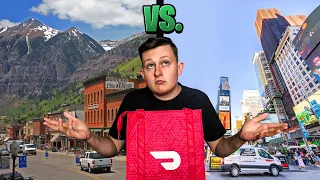 How Much I Made DoorDashing in Small Town vs Big City
