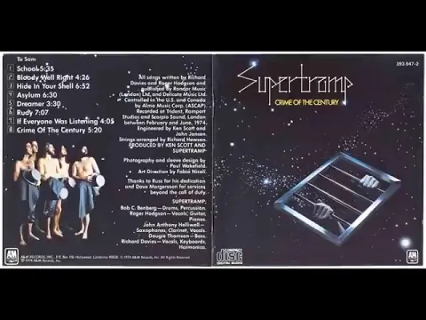 Download MP3 S̲u̲pertramp C̲rime of the C̲e̲ntury (Full Album 1974) With Lyrics - Download links