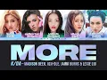 Download Lagu K/DA - MORE (Lyrics) ft. Madison Beer, (G)I-DLE, Lexie Liu, Jaira Burns, Seraphine (Color Coded)