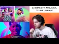 DJ Snake, Ozuna, Megan Thee Stallion, LISA of BLACKPINK - SG (Official Music Video) | REACTION