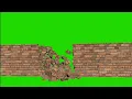 Download Lagu Wall Breaks wall collapse VFX effects green screen video