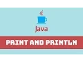 Java Programming Tutorial - Print and Println