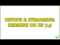 DevOps SysAdmins Redmine on IIS 7 5