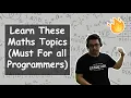 How Much Maths is Needed for Programming