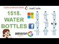 Water Bottles Leetcode 1518 Amazon Google Facebook interview question