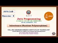 JAVA Lab Exercise 8 Runtime Polymorphism