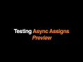 Testing LiveView Testing Async Assigns