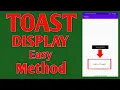 Toast Message in Android App CodeAssist AIDE Tutorial