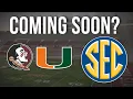 FSU and Miami Could Get Six-Months to Join the SEC Conference Realignment Amendment