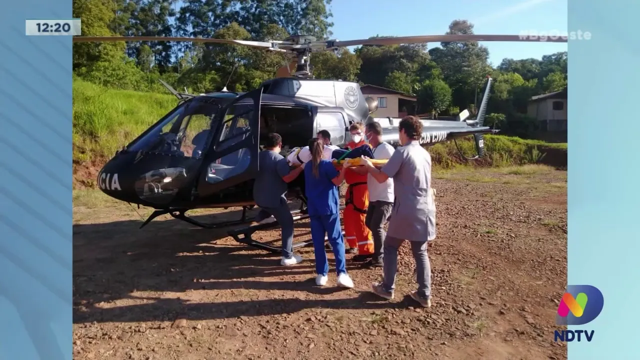 Guatambu: Mulher sofre fraturas após de acidentar com jet-ski