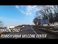 Akron Ohio to Pennsylvania Welcome Center