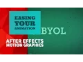 Easing your animation in Adobe After Effects