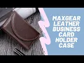 MaxGear Leather Business Card Holder Case 100k Bonuses in Description