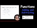 How to Subtract Functions g-g x