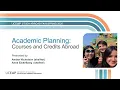 Academic Planning with UCEAP Courses and Credits Abroad