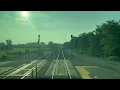 Metra MD-W Cab Car Ride on Train From Big Timber Road to Chicago
