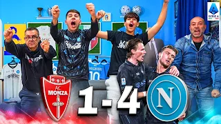 GRANDIOSI!! MONZA-NAPOLI 1-4 | LIVE REACTION NAPOLETANI