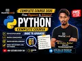Python Complete Course 2026 Lecture 1 Introduction to Python Features Tokens Hindi FREE
