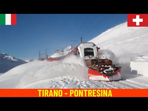 Download MP3 Winter Cab Ride Tirano - Pontresina (Rhaetian Railway, Bernina railway line - Switzerland, Italy) 4K