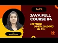 Java full course with c basics Day method overloading